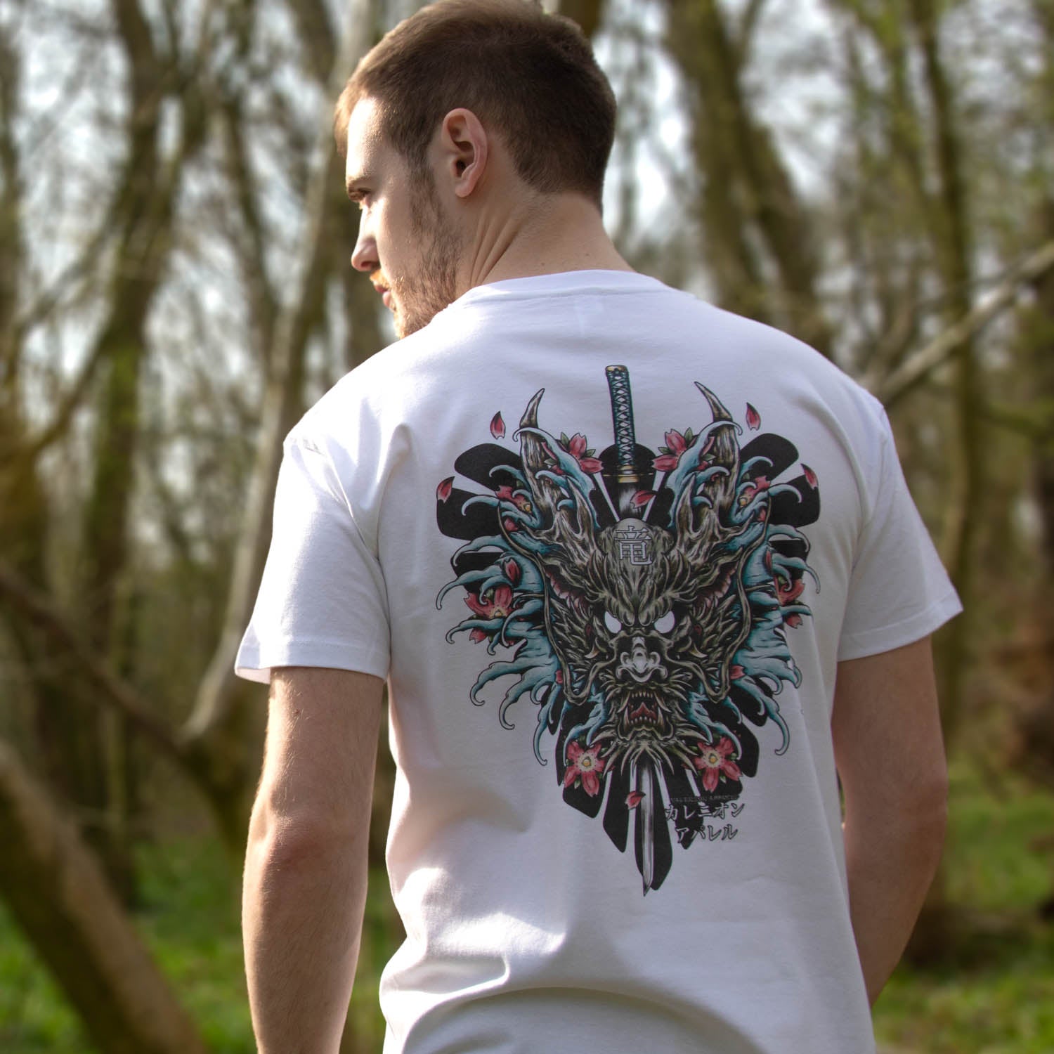 T shirt dragon japonais top