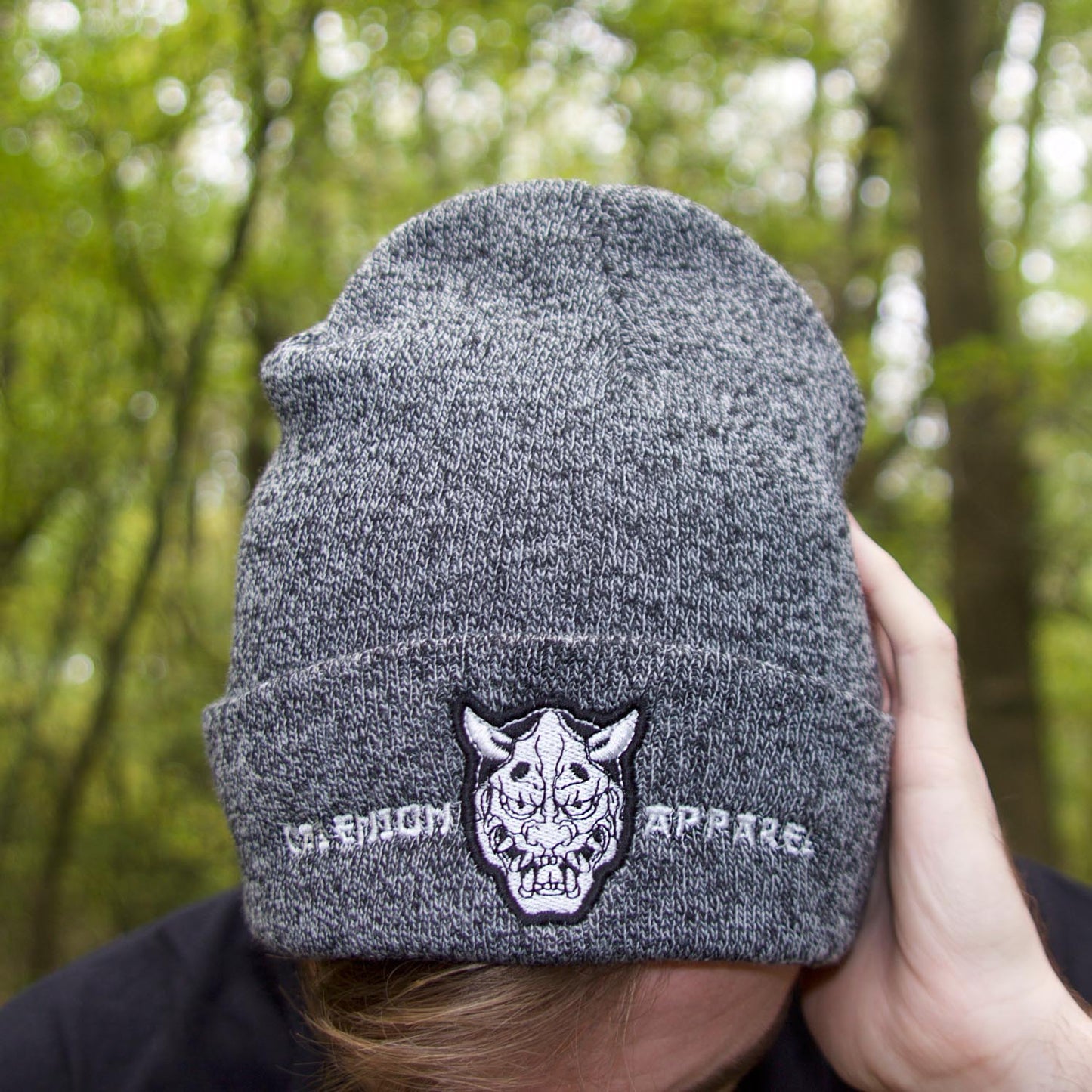 Hannya Beanie (Antique Grey)