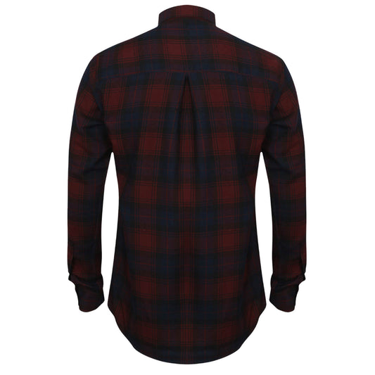 Swallow Slim Fit Check Shirt (Discontinued Product) [Size XXL]